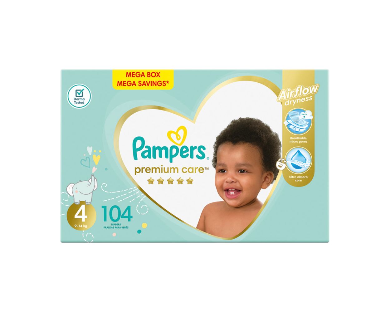 pampers active baby mega box plus 3 midi xxl