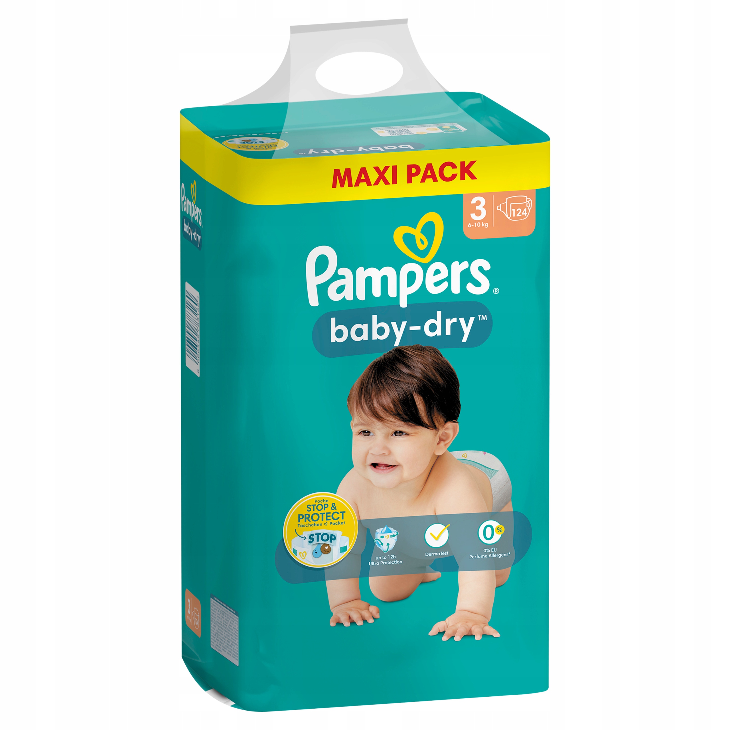 pampers sensitiove z zamknieciem 12x