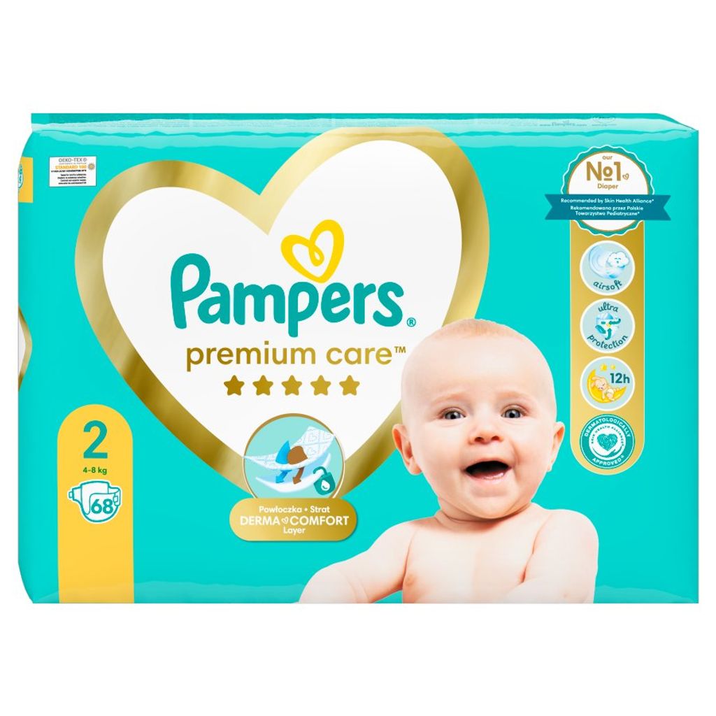 pampers premium care 4 52szt