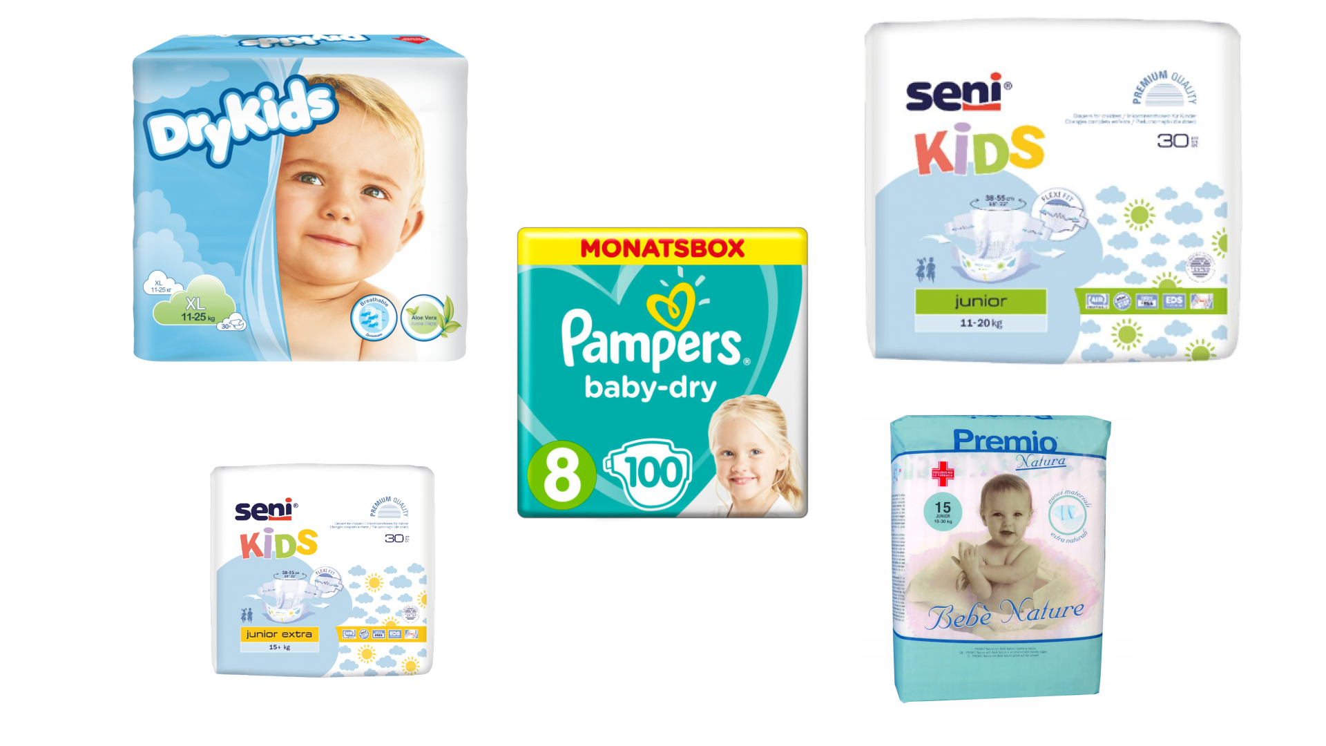 pampers premium care 4 62 sztuki