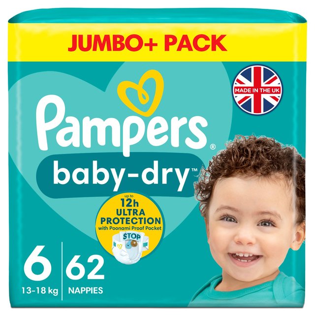 4 pieluchy pampers