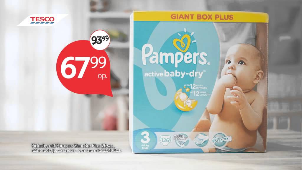 pampers giant box 144