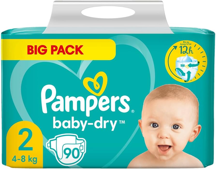 pampers упаковка