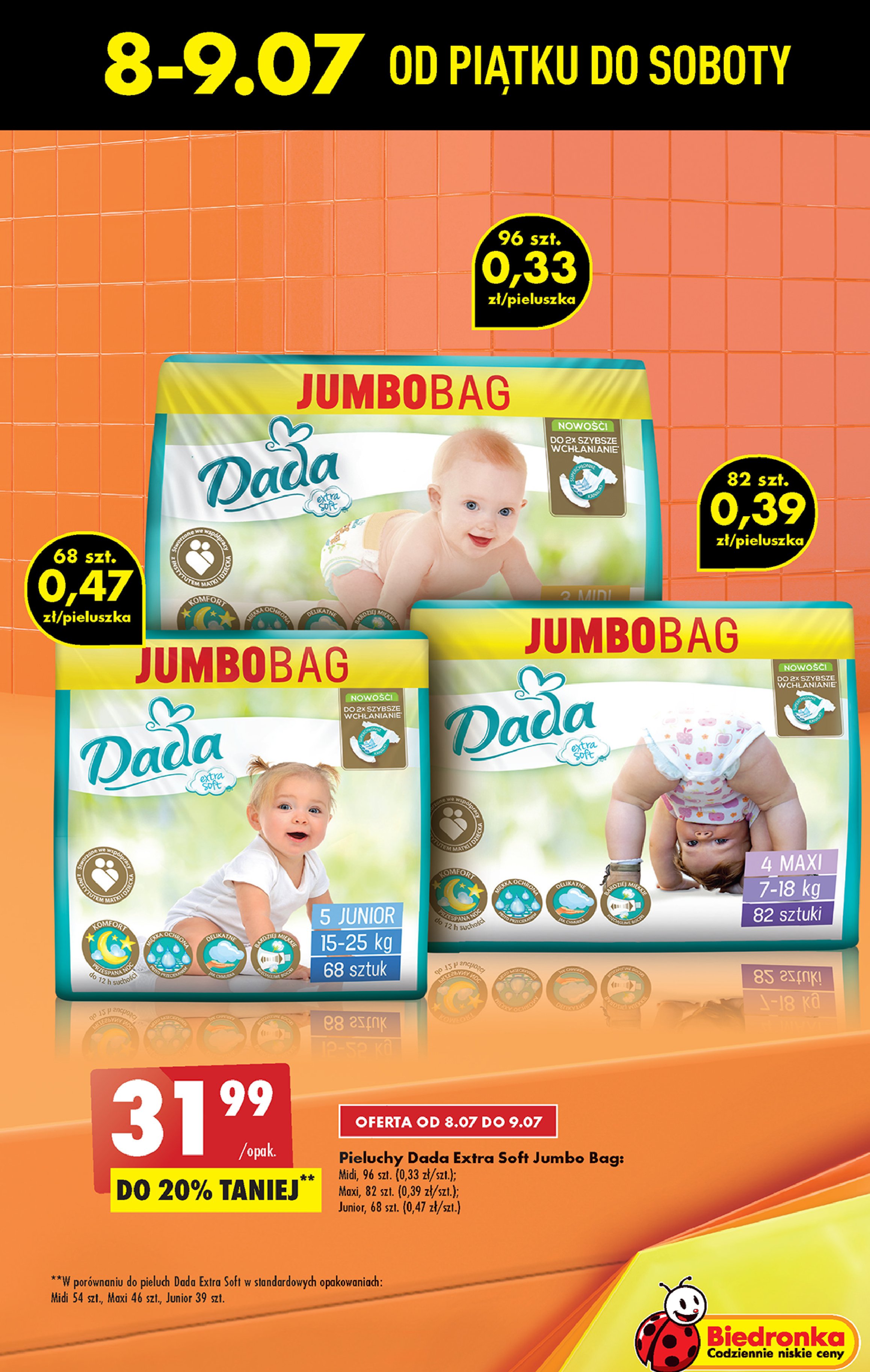 pieluchy pampers na cały miesiąc