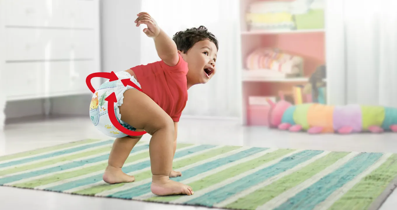 pampers lupilu ubieranie