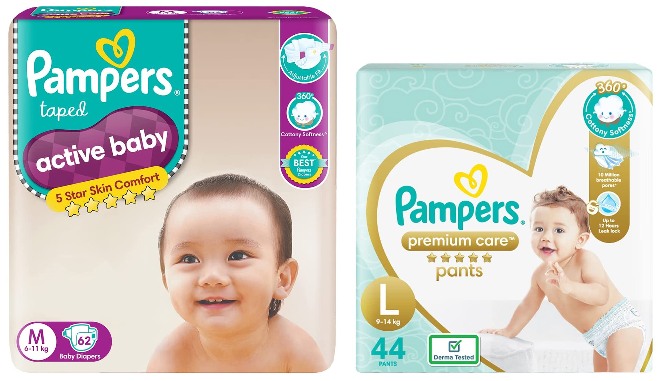 pampers pieluchomajtki extra large pants 6 15+ kg 44 szt