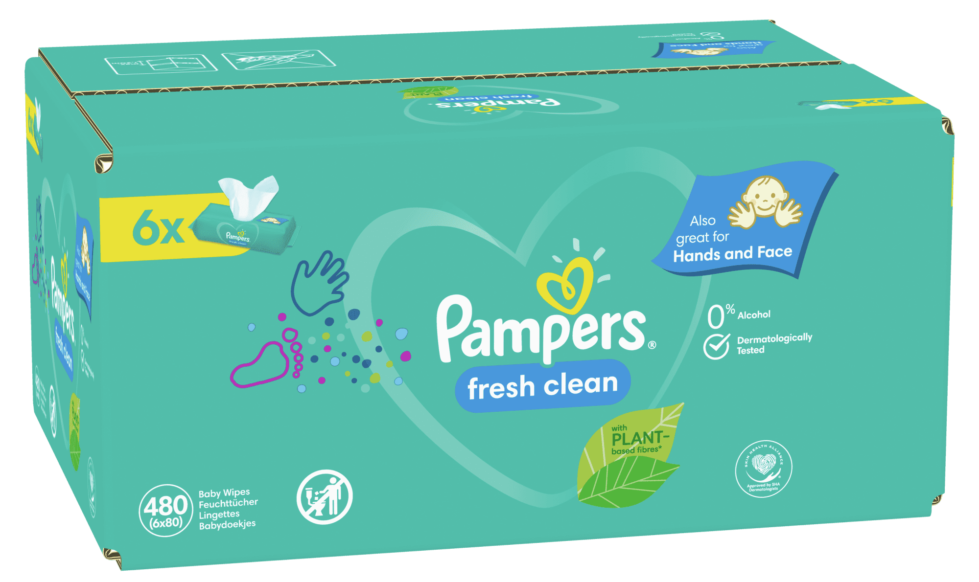 pampers chusteczki nawilżane fresh clean