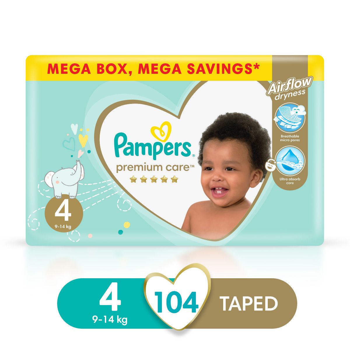 pieluchy pampers wykonanie