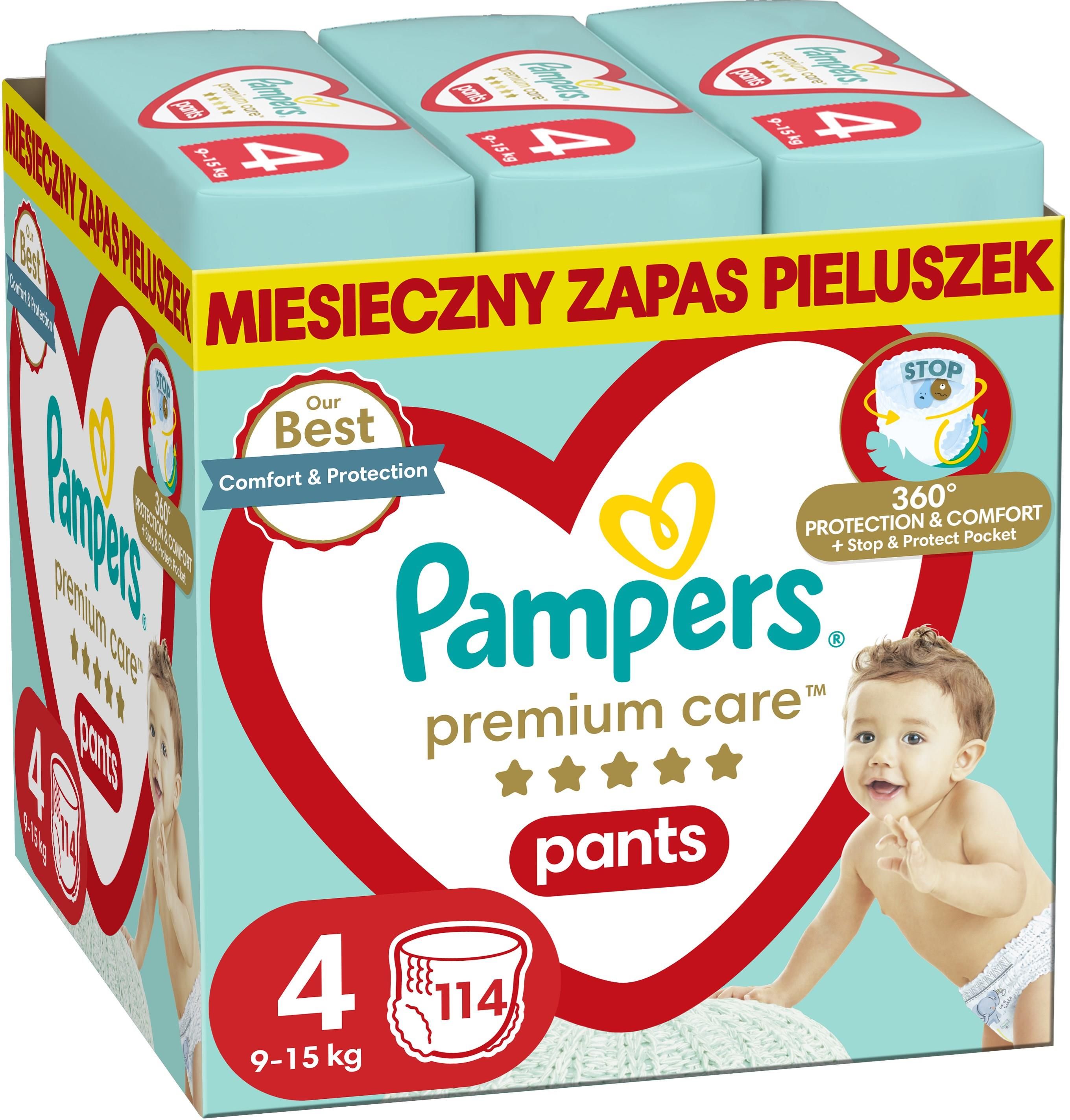 pampers premium care pieluchy jednorazowe rozmiar 3 midi 204 szt