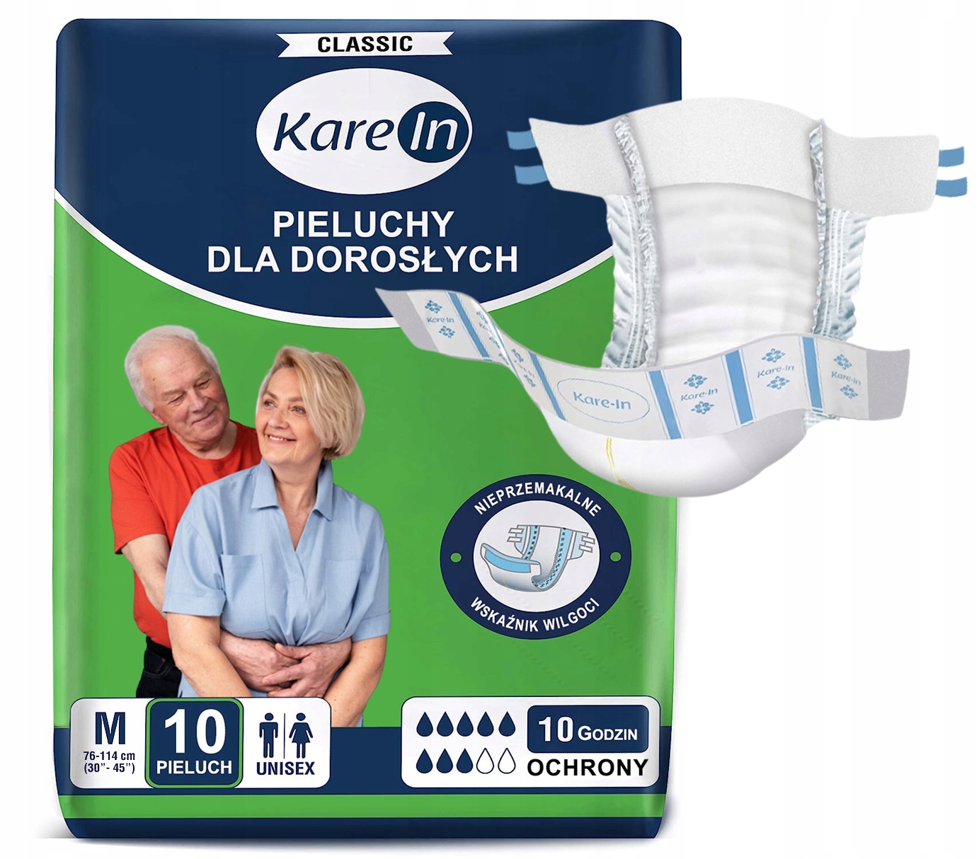 pampers zolty pasek na jaki kolor