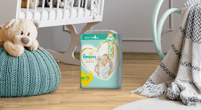 pampers sześciopak chusteczek