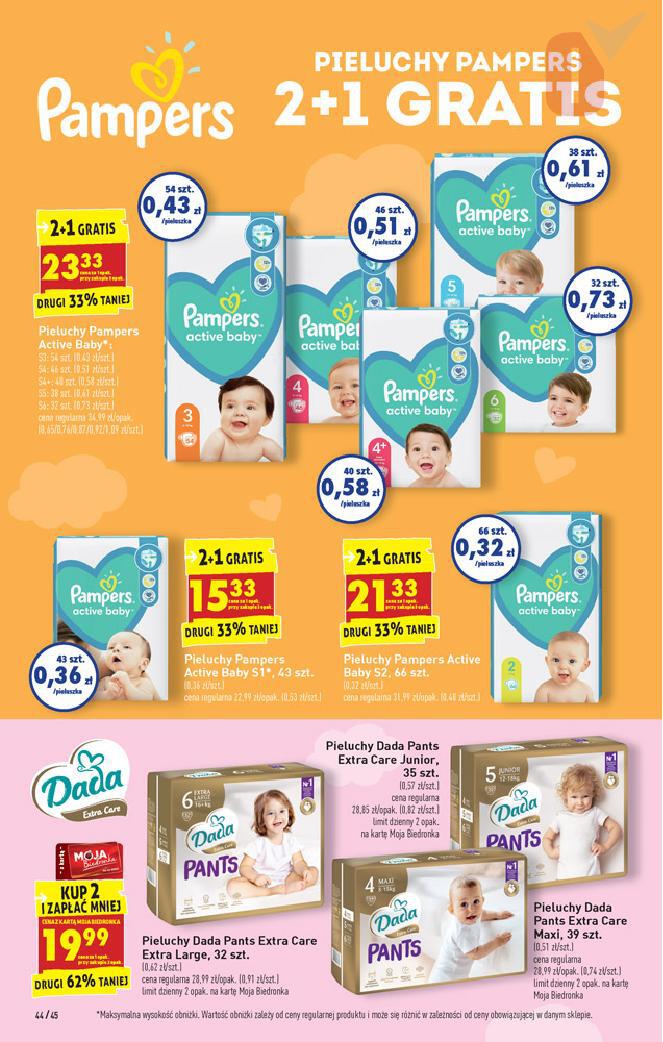 pampers pants 3 52 sztuki