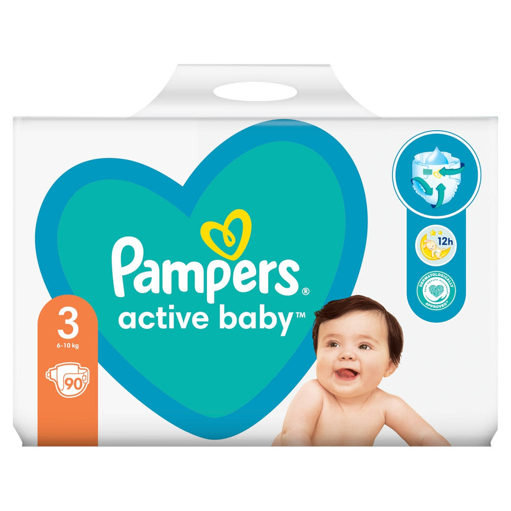 pampers active baby zmieniły sie