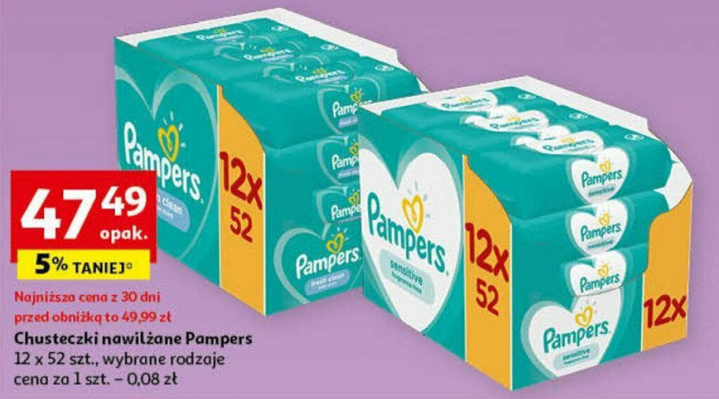 pampers premium.care rumianek