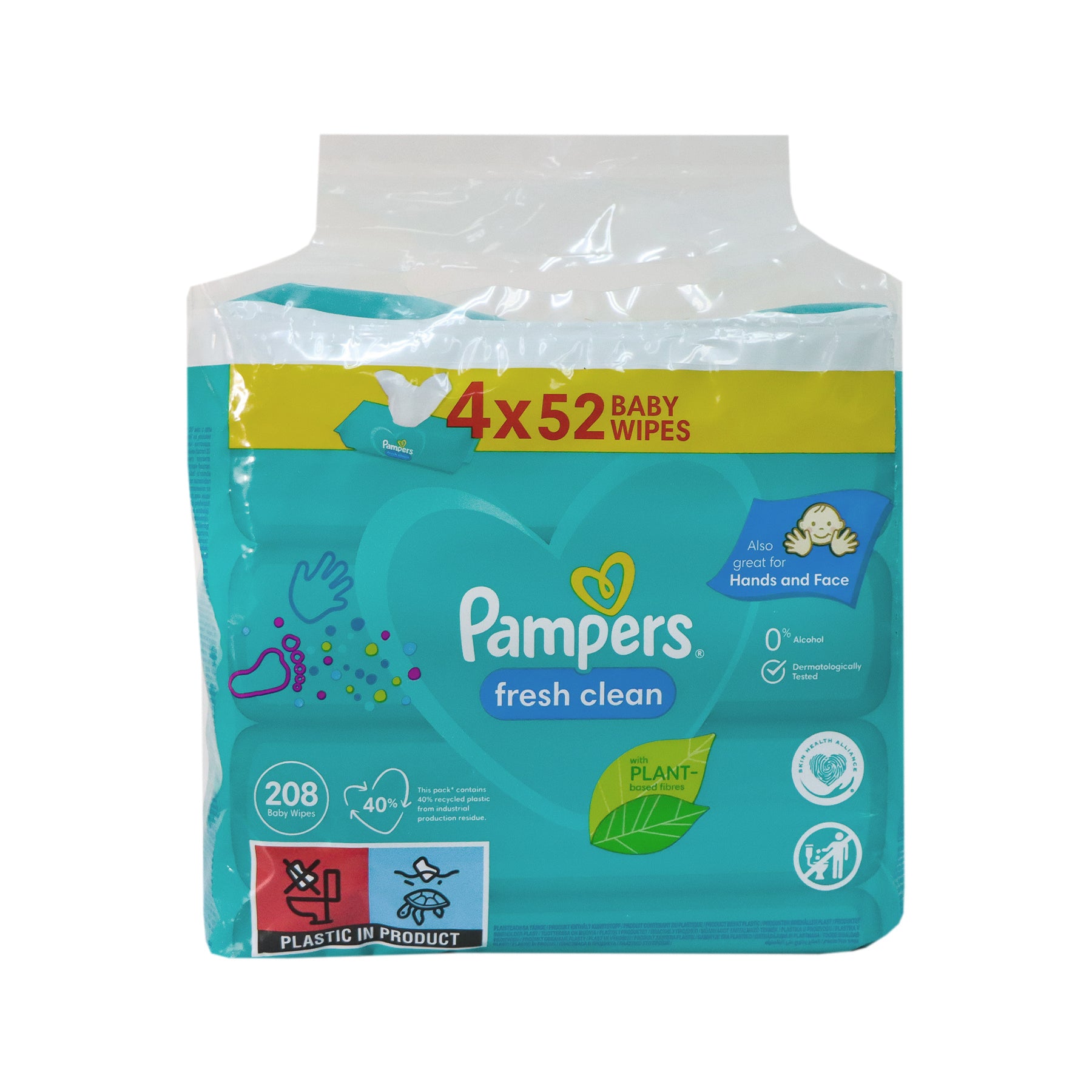 pampers box baby wipes