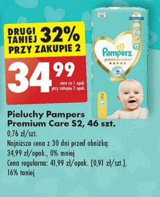 pampers pieluchomajtki premium care 4