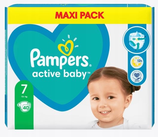 teczki pampers czteropak