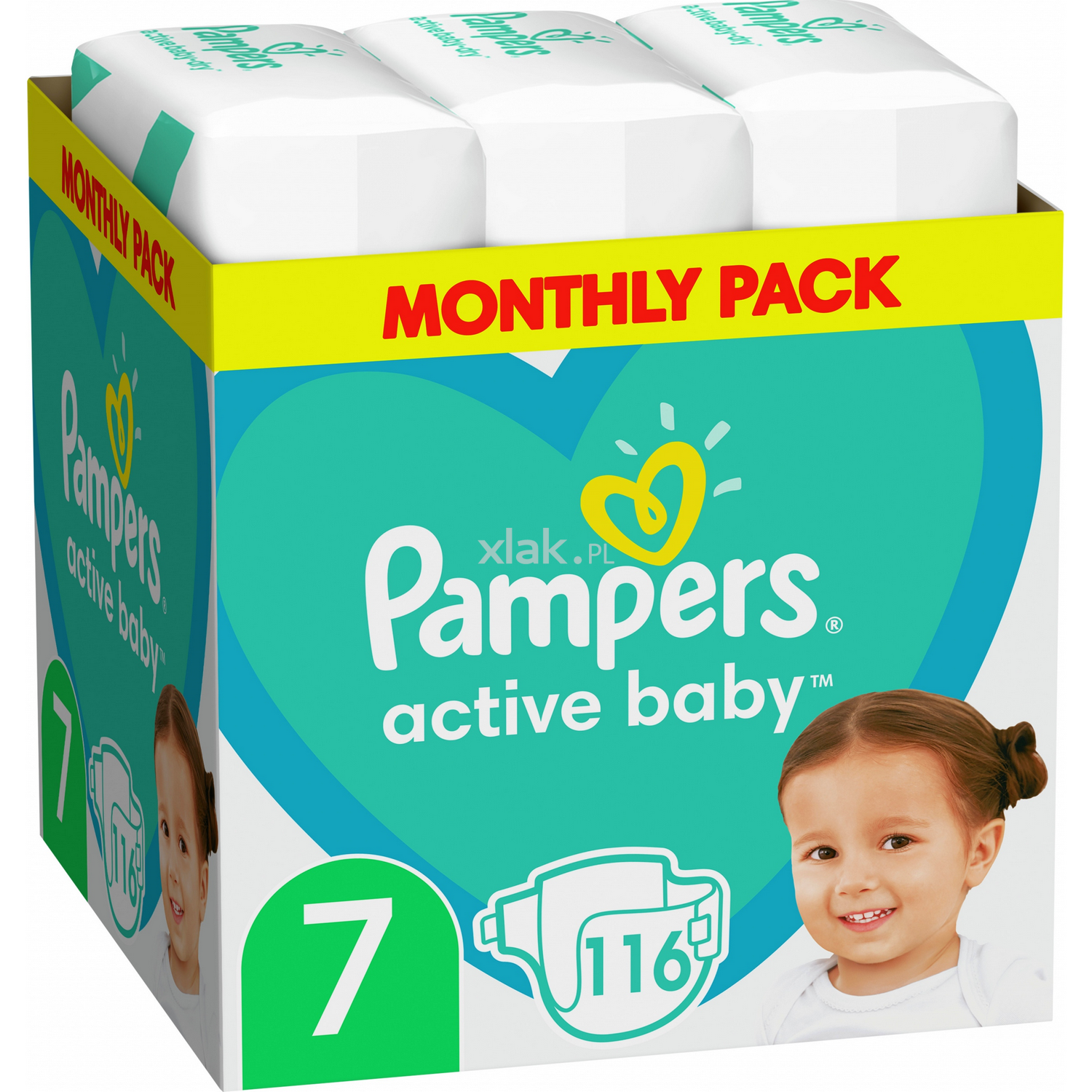 pampers 4 174 szt