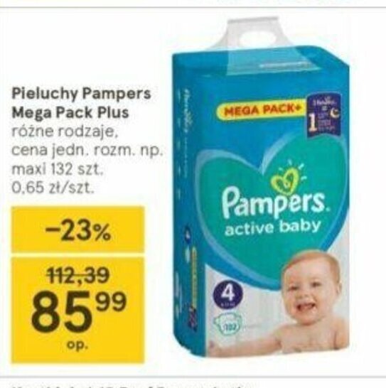 pampers active baby czy new baby