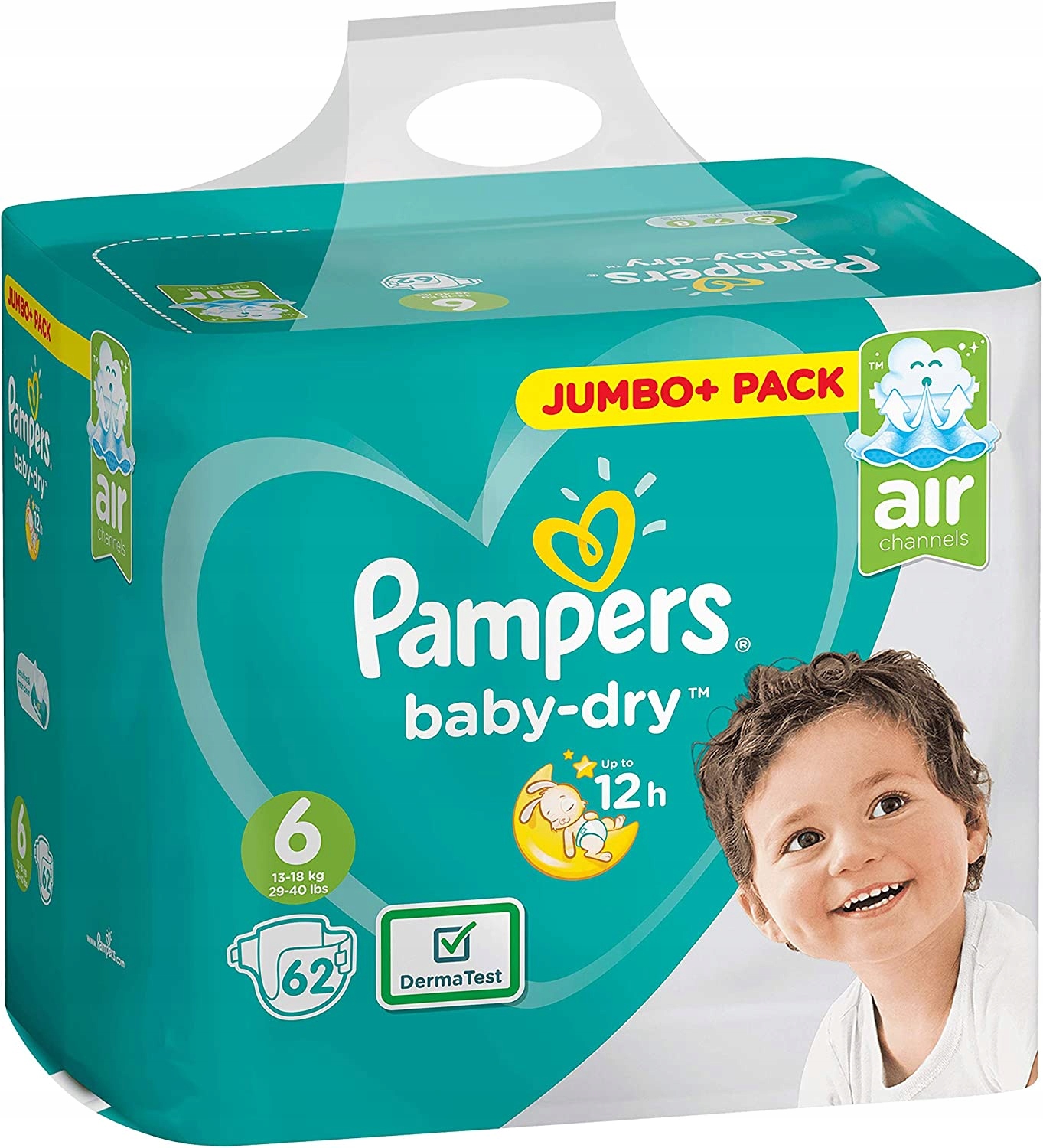 pampers new baby dry giga box 144