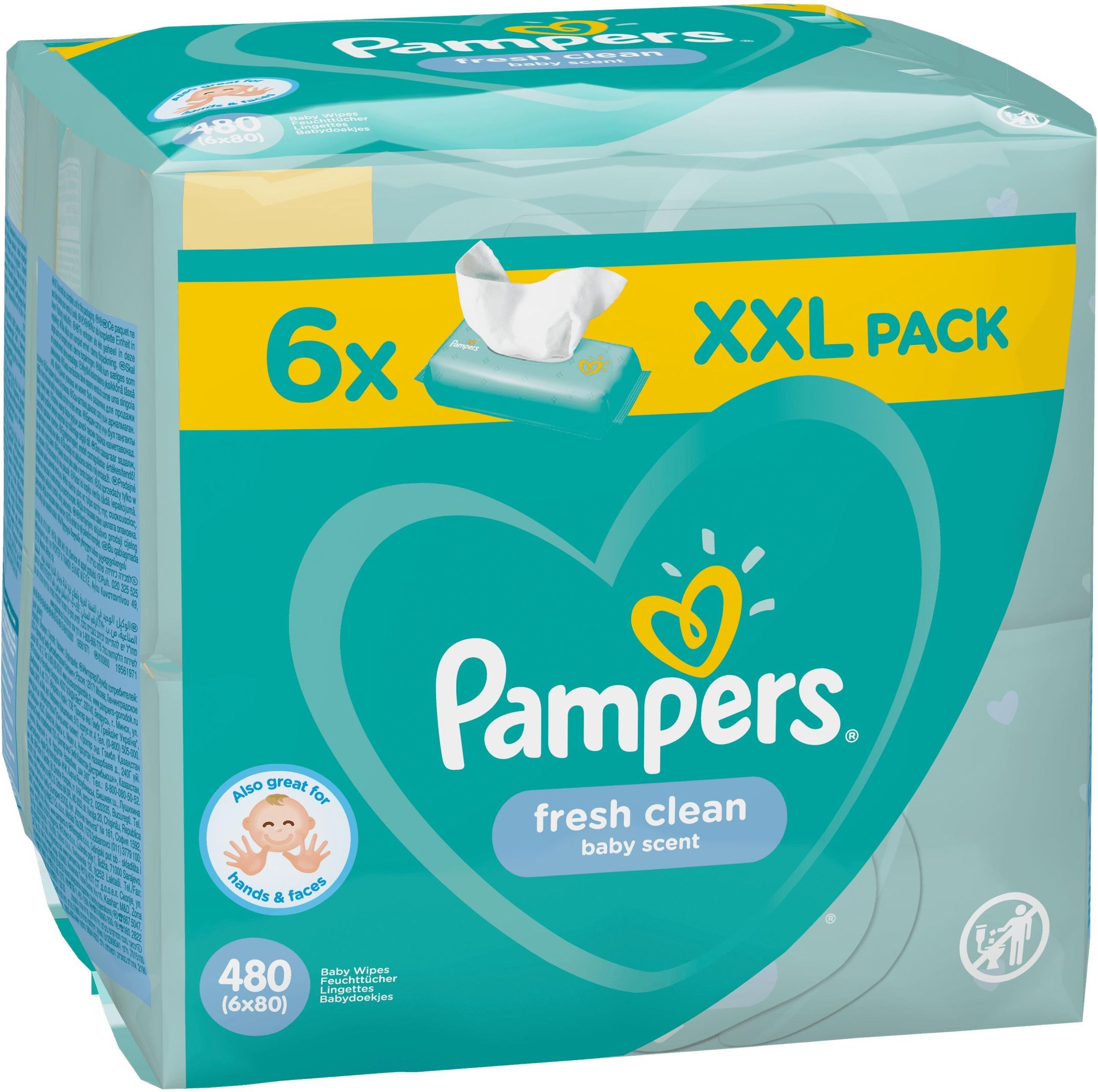 pampers w ogrodzie