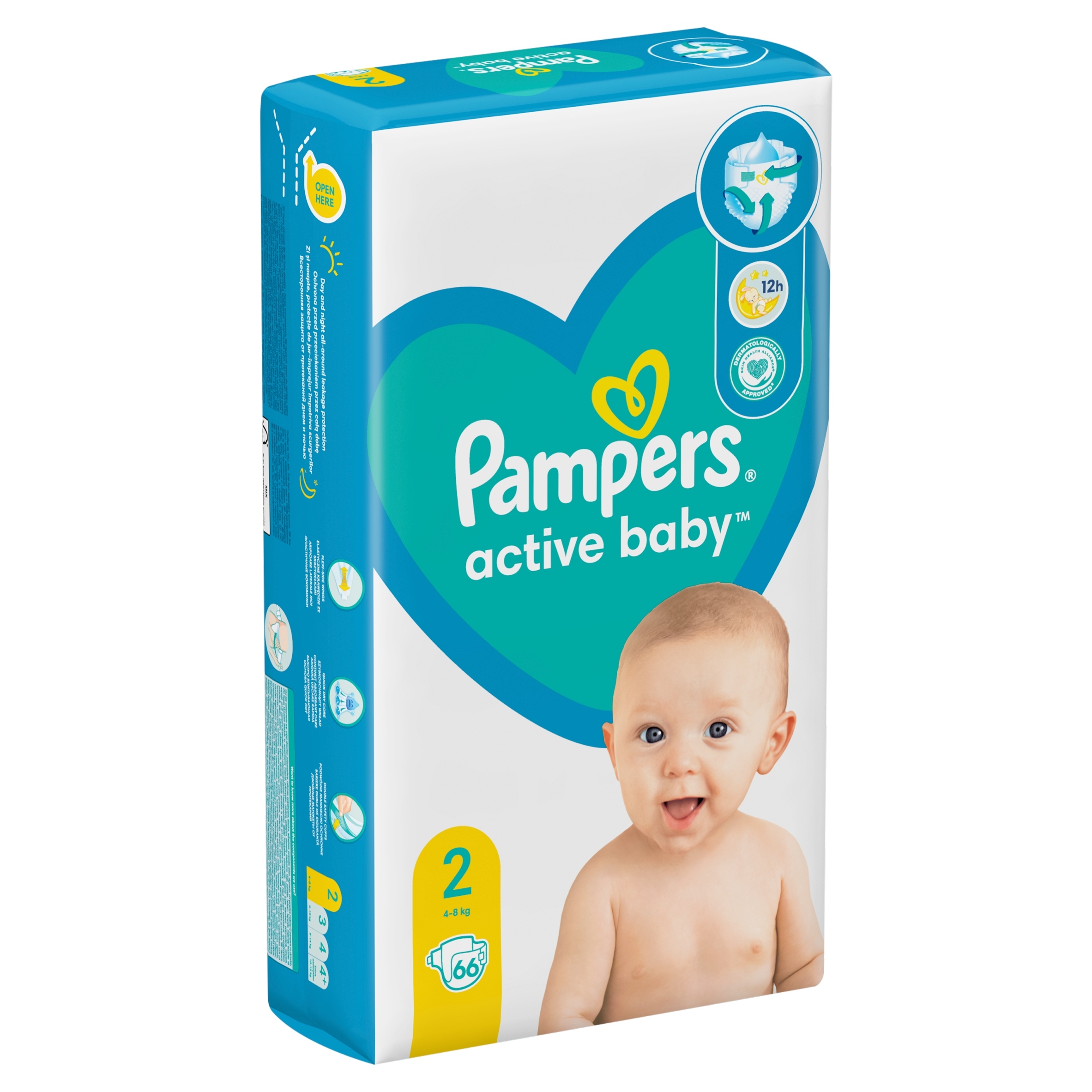 pampers sensitive chusteczki nawilżane 6x56 szt