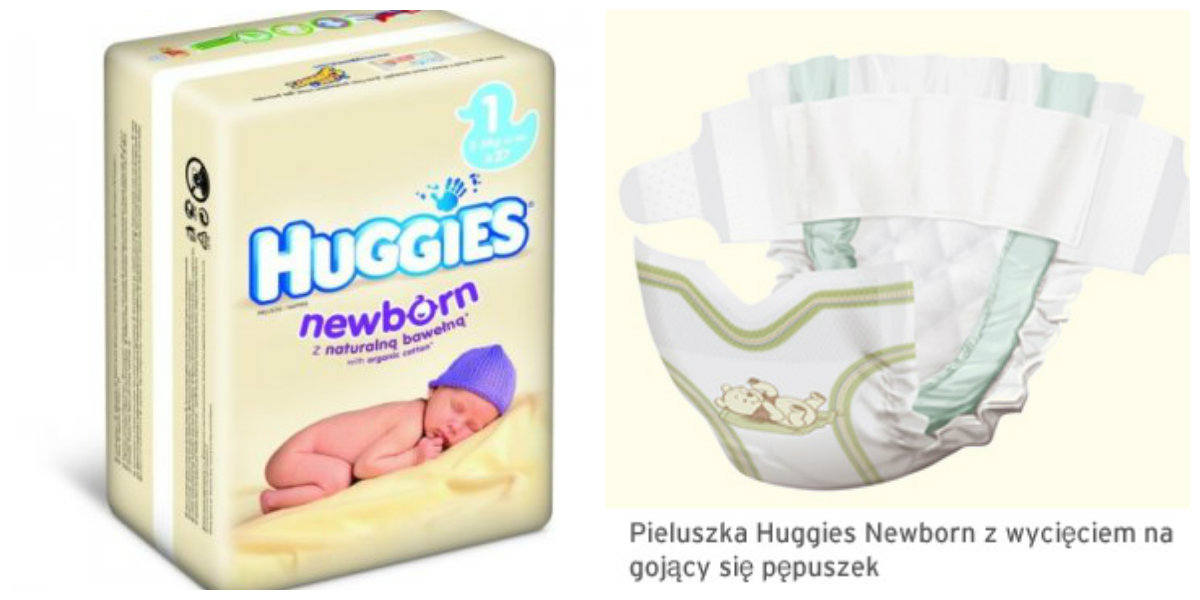 noworodkowi przecieka pampers