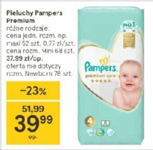 pieluchomajtki pampers rozmiar 4