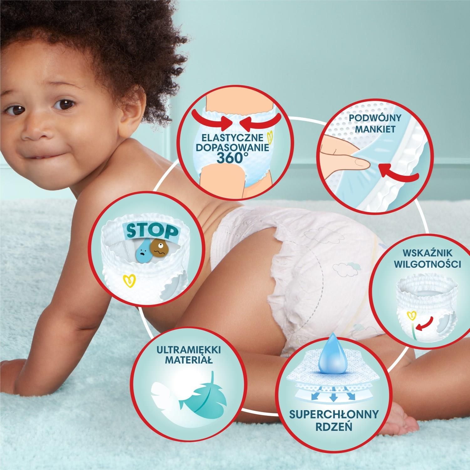 pampers pieluchomajtki premium care 4 ceneo