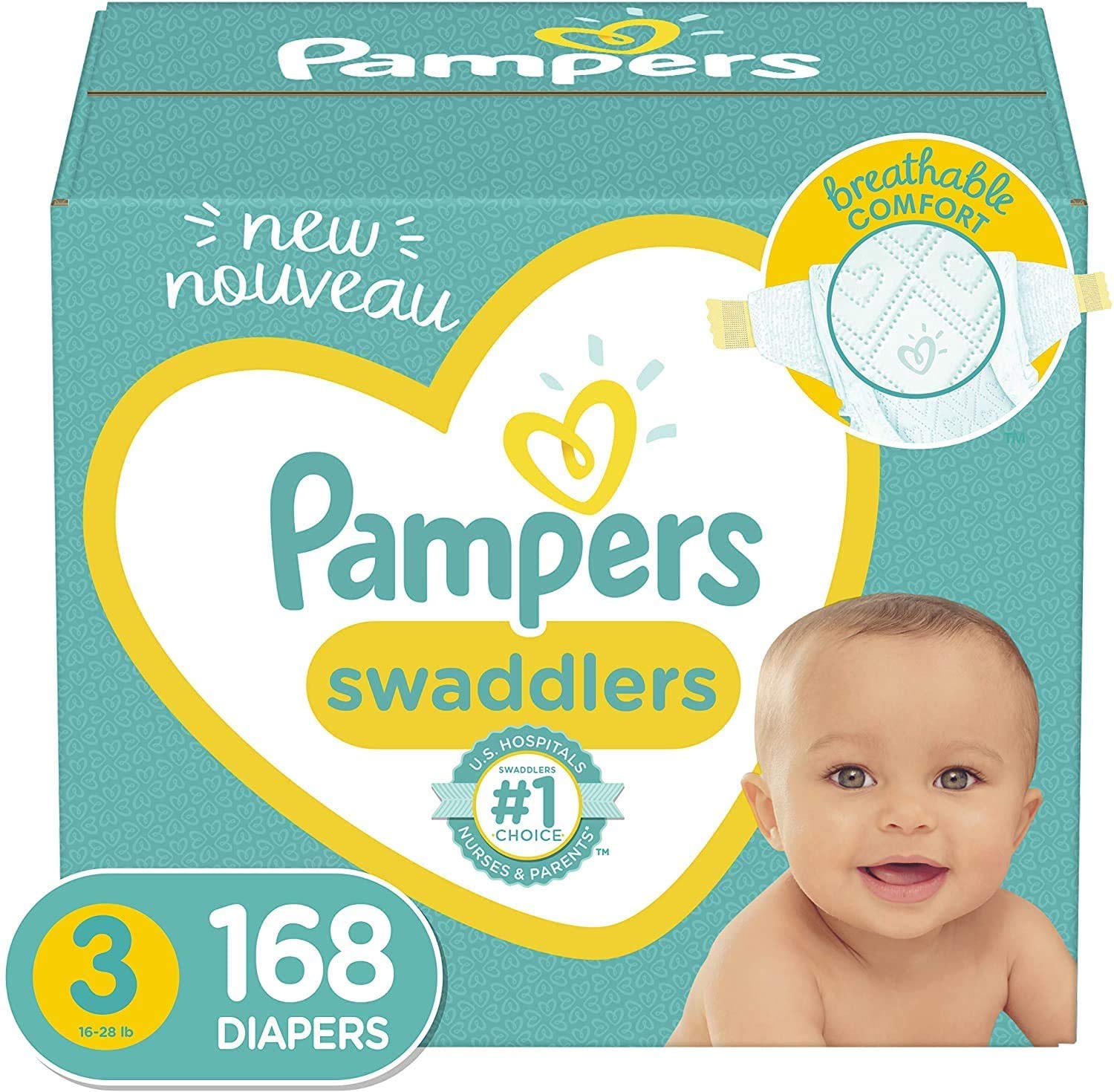 pampers diapers large