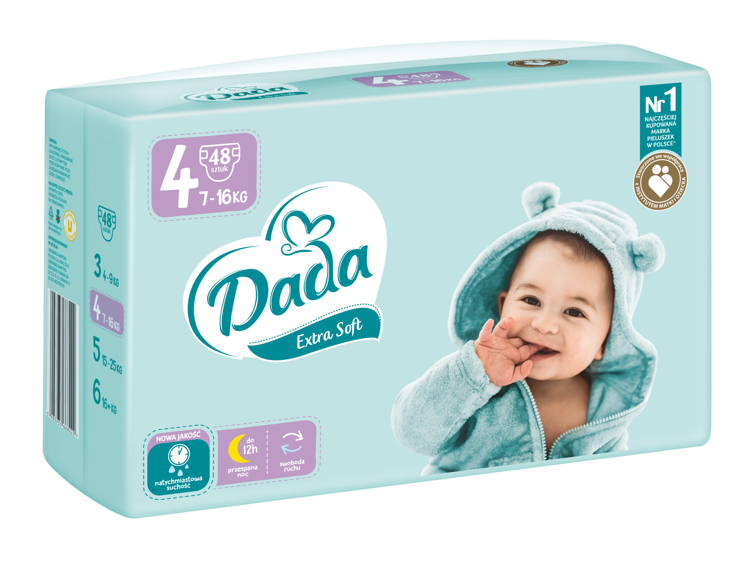 pieluchy dada mini waga