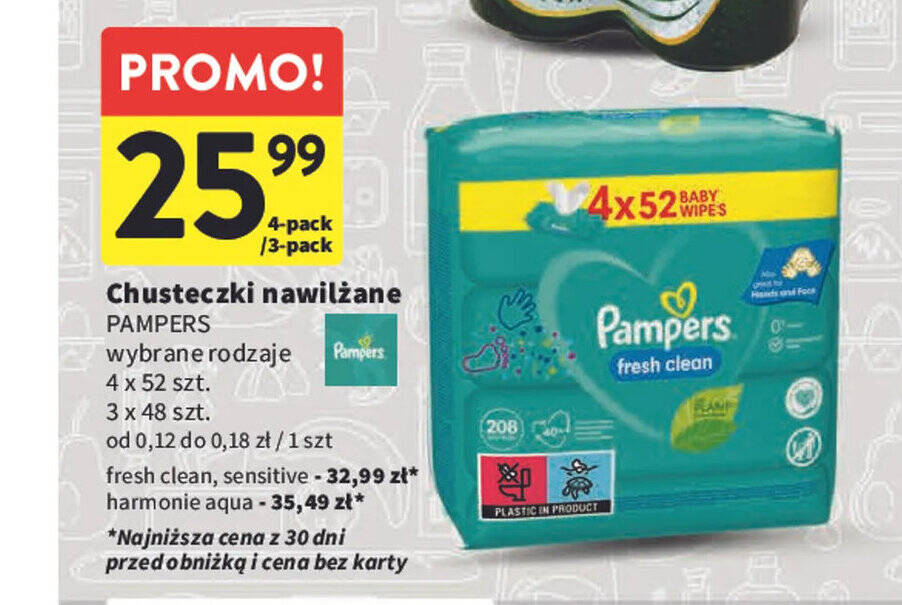 pieluchomajtki pampers 4 cena 52szt