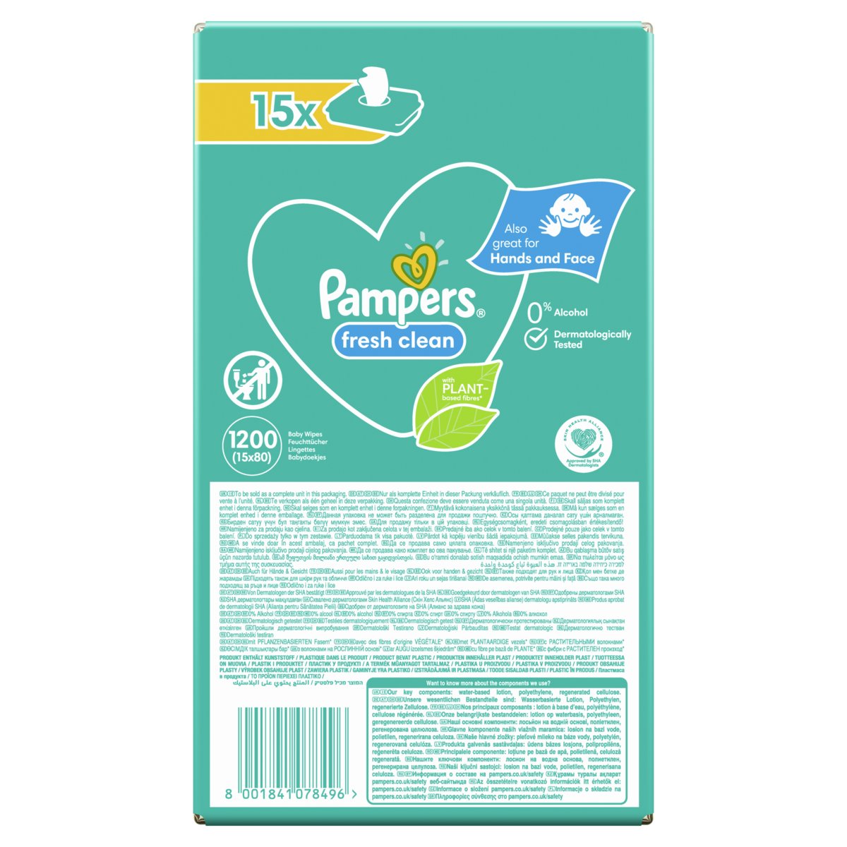 pampers 76 szt