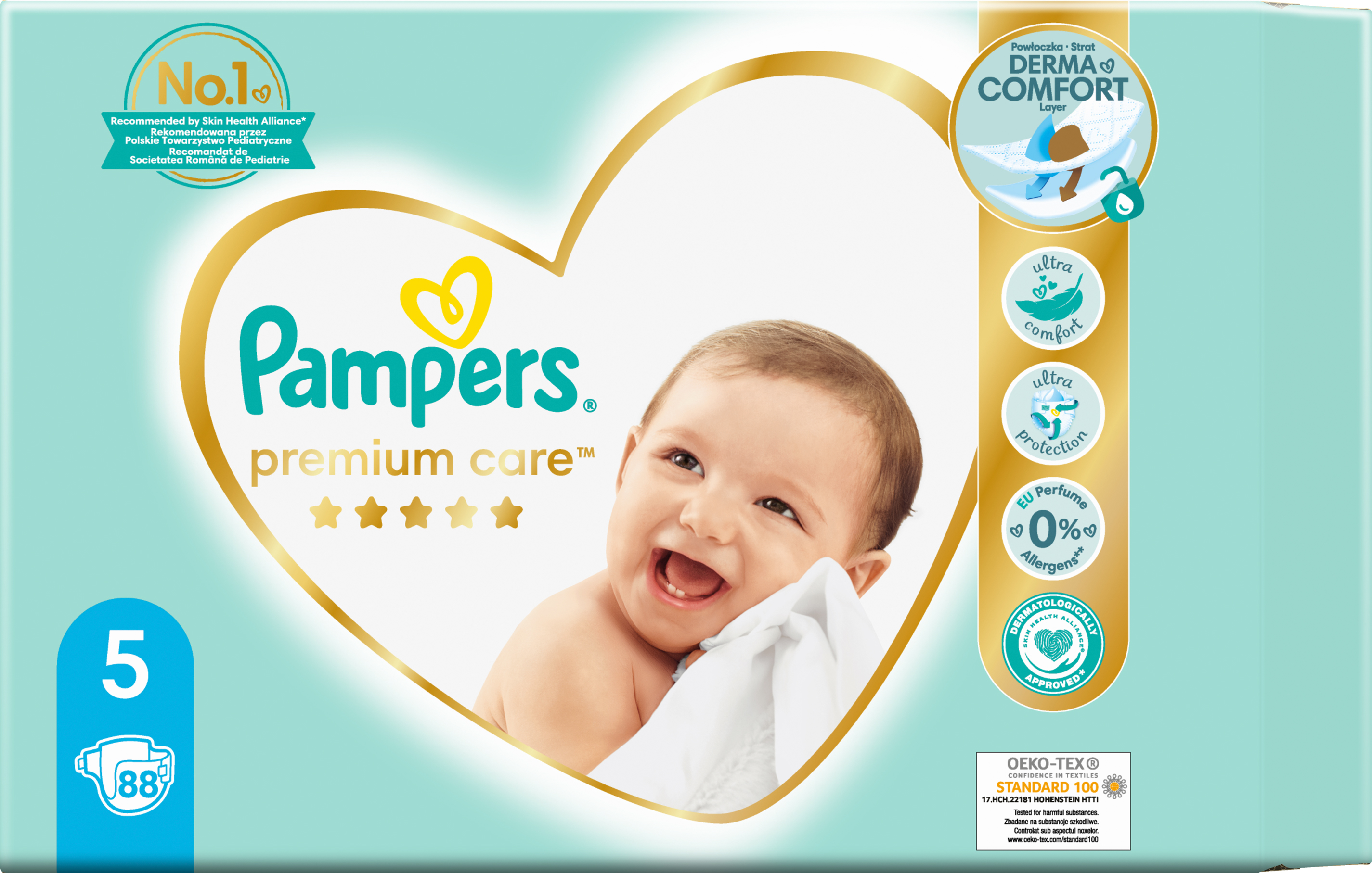 pampers w spodenkach