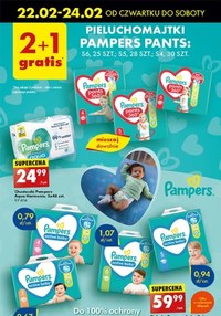 pieluchy pampers biedronka