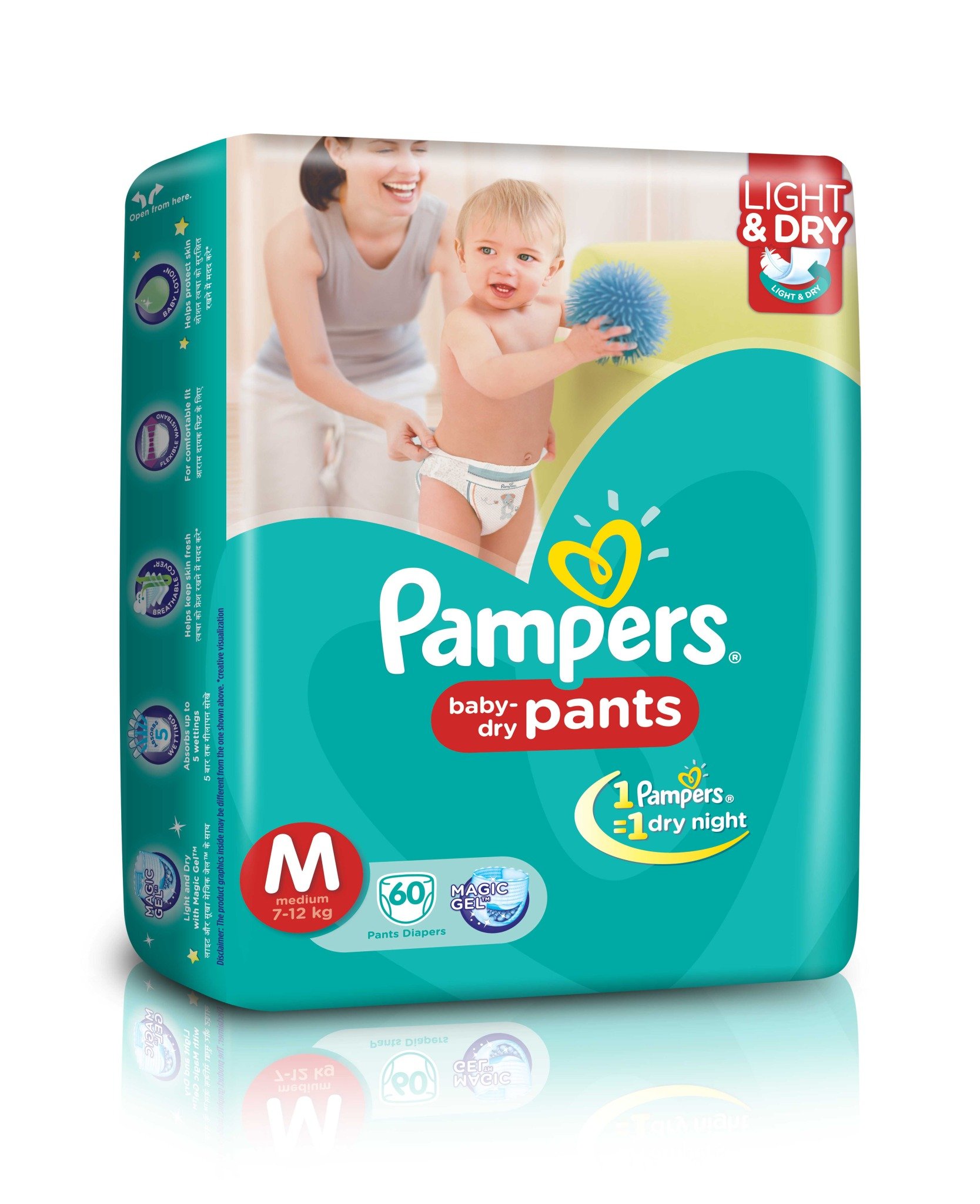 pampers baby dry premium protection difference