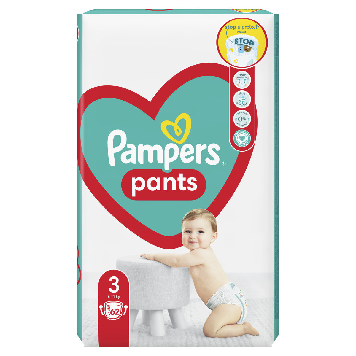 pampers sleep&play pieluchy rozmiar 3 midi 6-10kg 58 sztuk