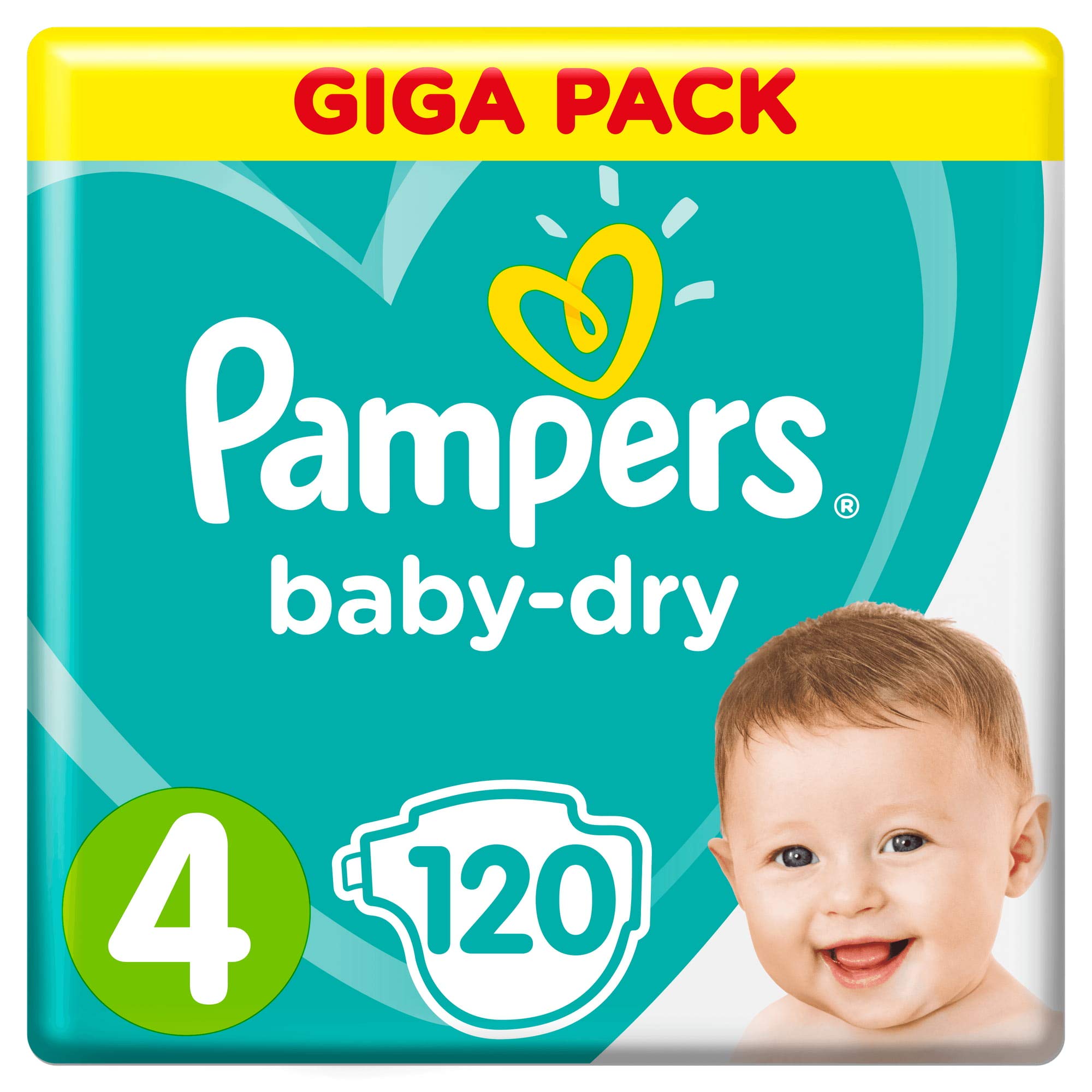 teczki pampers czteropak