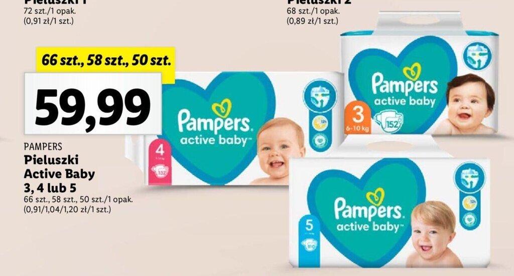 pampers premium care 2 88 szt cena