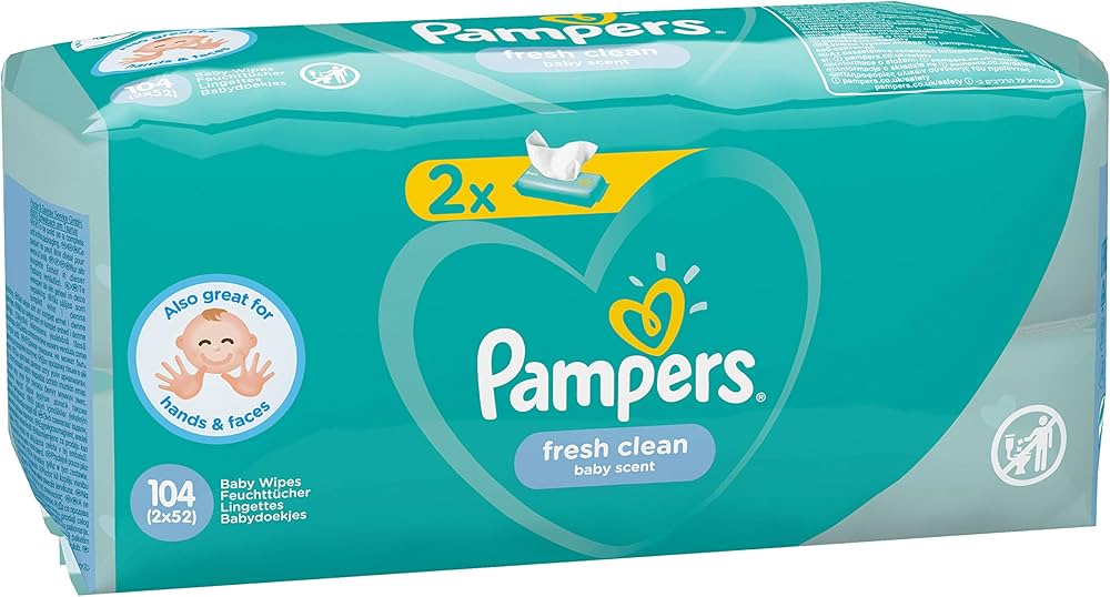 chusteczki pampers organicznych