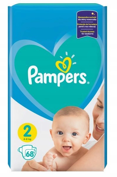 4 pieluchy pampers