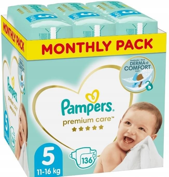 pampers super chłonne na noc