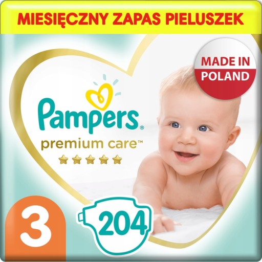 pampers opakowania