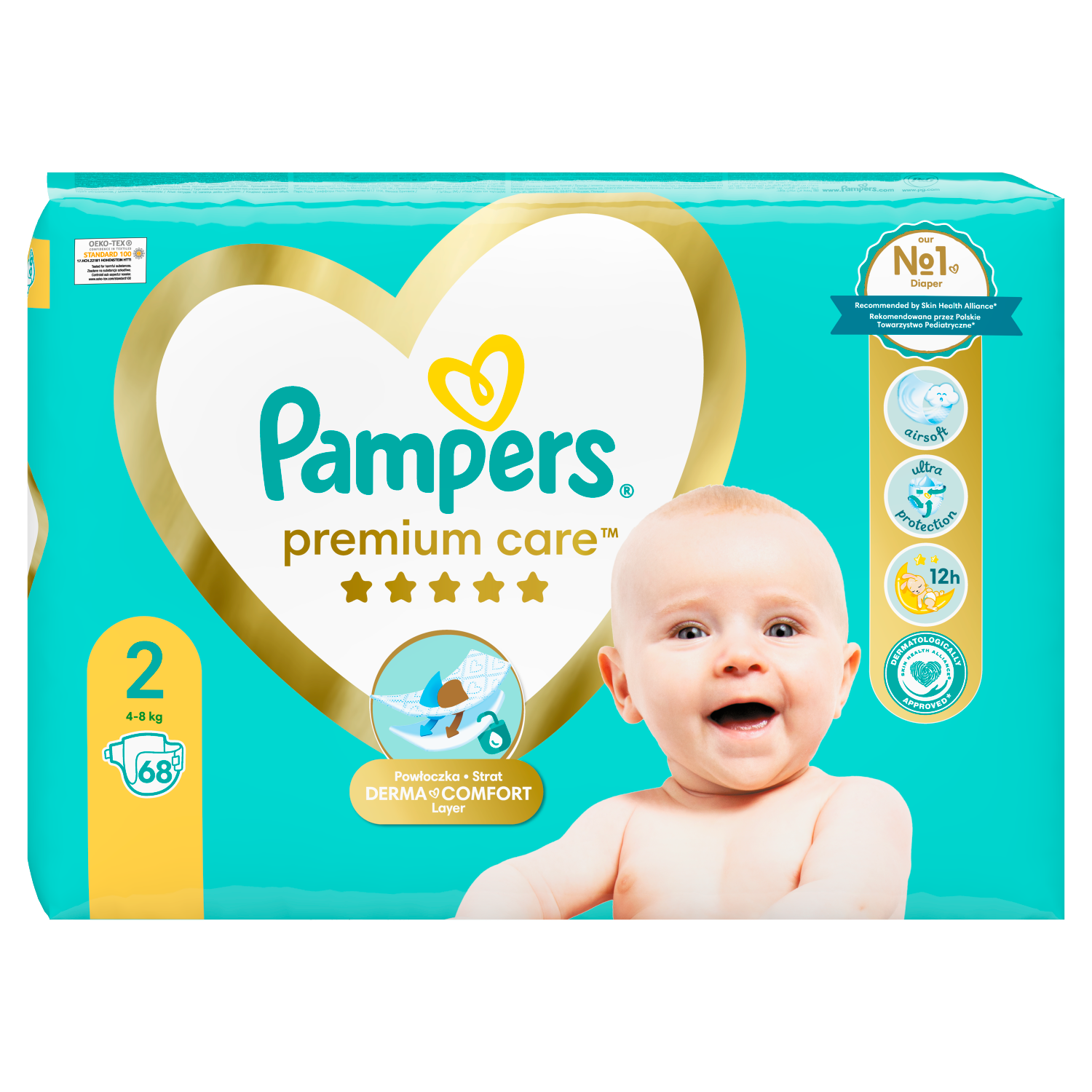 pampers pure chusteczki skład