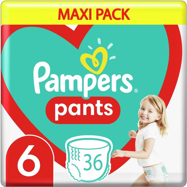 pampers pieluchomajtki duże