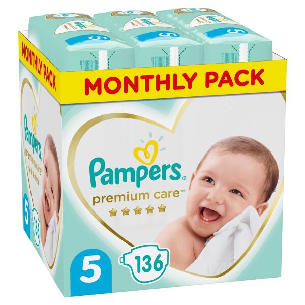 promocje na pampers premium care