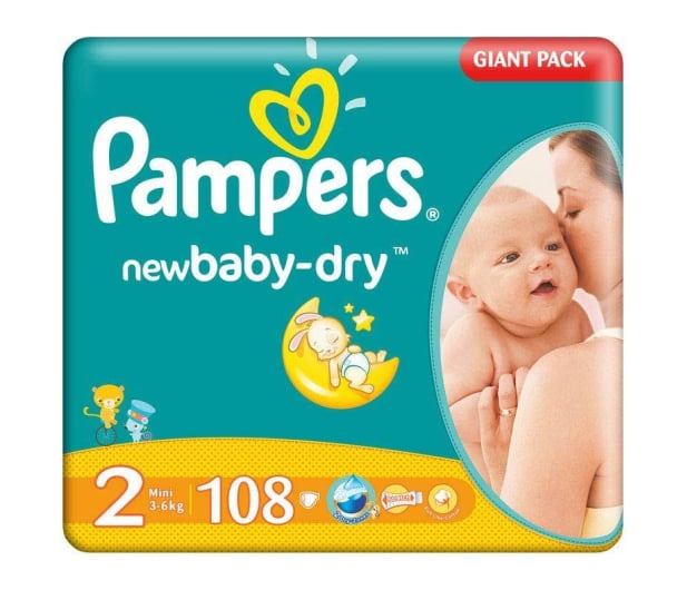 pieluchy pampers 2 144 sztuki