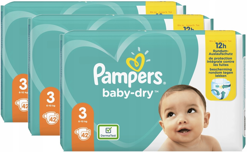 pieluchy pampers 1 ile sztuk