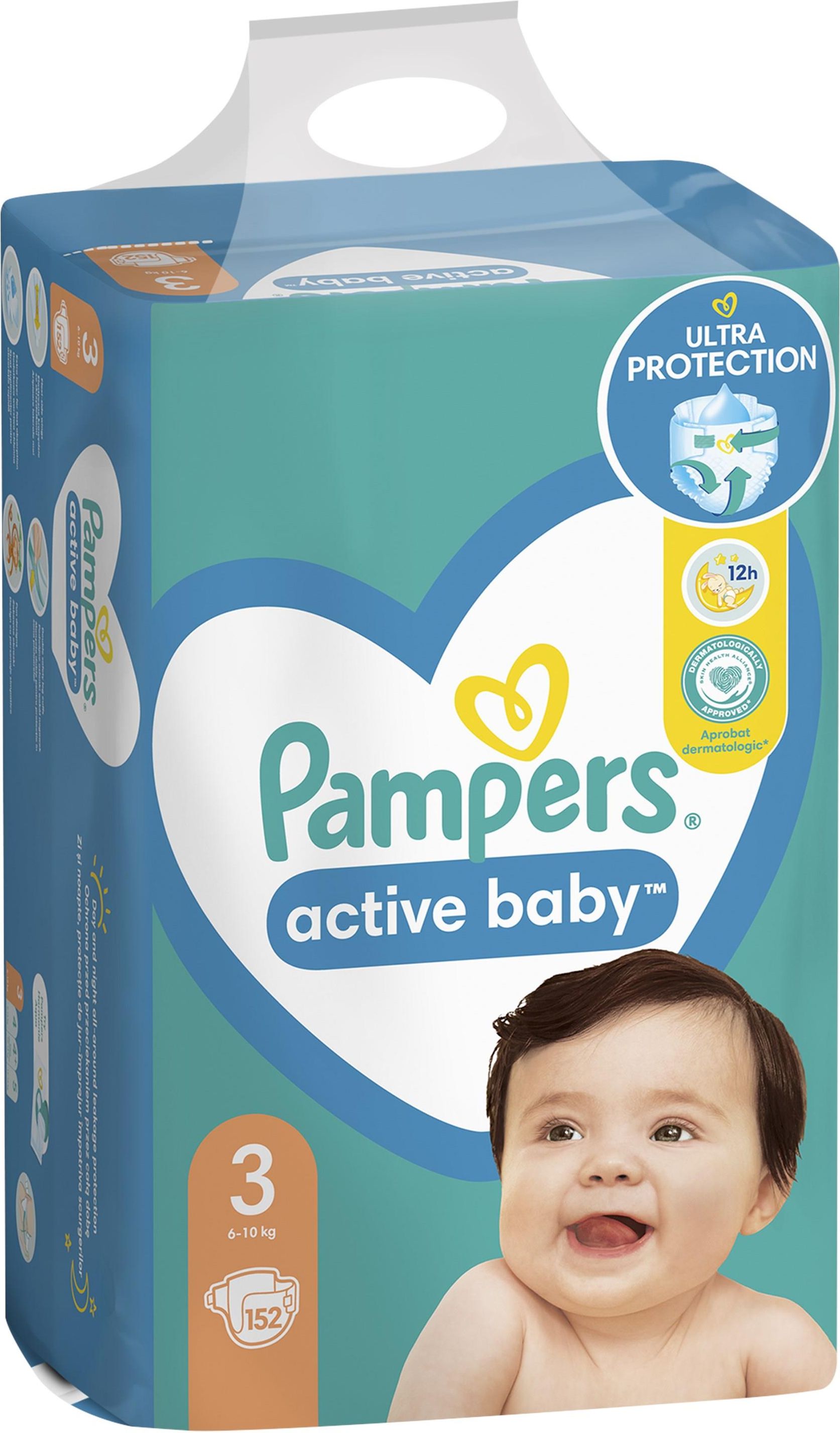 pampers new baby pieluchy rozmiar 2 mini 3-6kg 3x76 sztuk