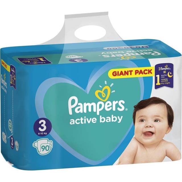 pampers active baby 4 58 sztuk